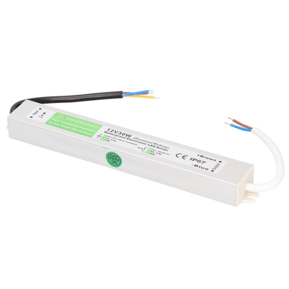 Waterproof Power Supply Transformer,30W AC90‑250V Waterproof Power Low Voltage Power Supply Transformer Waterproof Power Supply Best in its Class
