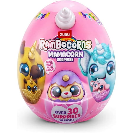 Rainbocorns Mamacorn Surprise Blob Fish Mystery Slow Rise Plush