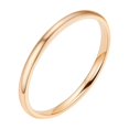 thumbnail image 2 of Xinyolin Elegant Smooth Surface Minimalist Simple Ring - Thin Stacking Ring for Birthday, 2 of 8