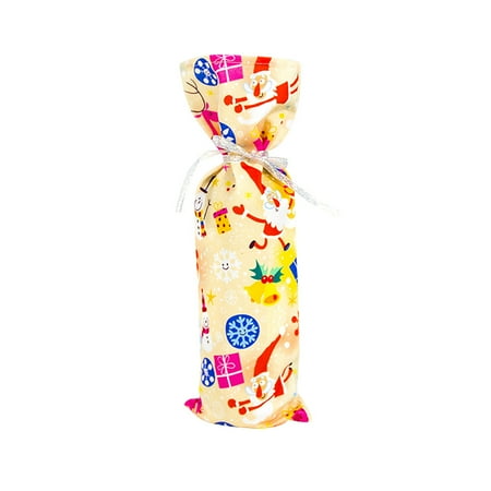 

Family Santa s wine Bottle Cover Bag Christmas Decoration