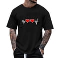 thumbnail image 1 of Tops para hombre, blusas y camisas de manga corta con cuello redondo para hombre, camisetas casuales con estampado de moda para hombre, blusa de manga corta, blusa de poliéster para hombre., 1 of 4