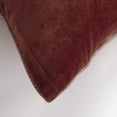 thumbnail image 4 of Rizzy Home 22" x 22" Poly Filled Pillow with Cotton Canvas Cover-Rust, 4 of 5