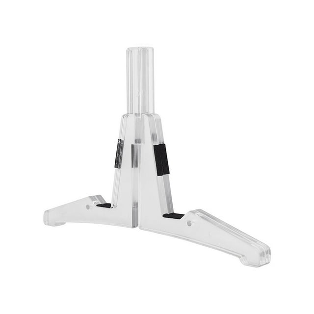 Folding Flute Wind Instrument Tripod Clarinet Stand Wind Instrument Rack with Four Legs Bracket Lighweight Musical Rack Parts Accessories Transparent