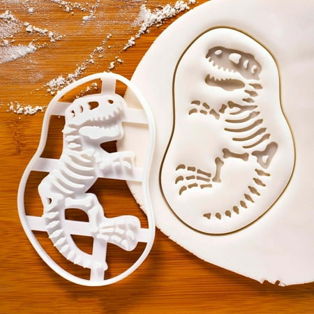 

Plastic Dinosaur Cookie Sharpener White Baking Tool
