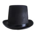 thumbnail image 1 of , Sombrero de Fieltro Negro, Disfraz de Bricolaje, Steampunk, de Ceremonias, Sombreros de, 1 of 9