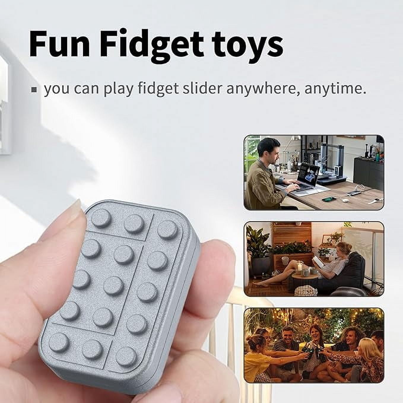 2025 latest Fidget Toys Adults MagneticMetal Fidget Slider  EDC Haptic Fidget Toys for Adults