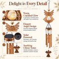 thumbnail image 2 of Solar Angel Wind Chimes Outdoor Indoor Decor - 41.34inch, Outside Lights for Garden Yard Patio Porch, 2 of 7