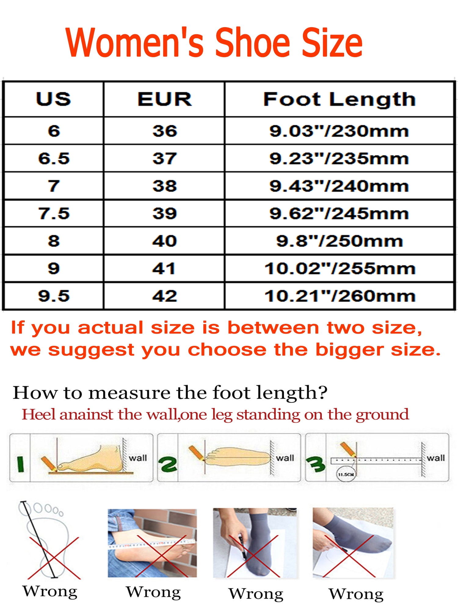 250 mm shoe size in us
