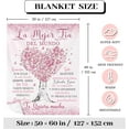 thumbnail image 2 of Regalo para Mi Esposa, Gifts for Wife in Spanish, Anniversary Wedding Gifts for Women Blanket 60"x50", Wife Birthday Gift Idea, Wife gift, Regalos de Cumpleaños/Aniversario/Valentín para Esposa, 2 of 5