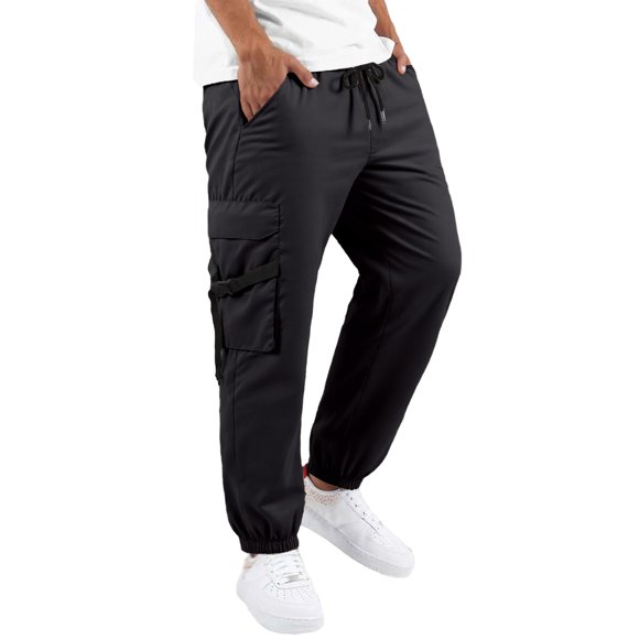 Cargo Pants Outdoor Jogger - Corduroy, Multiple Pockets, All Seasons Utility Wear