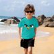 thumbnail image 4 of Tops de Manga Corta Linda con Impresión de Expresión Linda de Color Sólido para Niños Niños Niñas, Camiseta Cómoda Suelta para la Temporada Escolar, 4 of 6