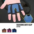 thumbnail image 2 of Lavaport Weight Lifting Gloves Half Palm Protection Pads for Pull Ups Cross Training, 2 of 3