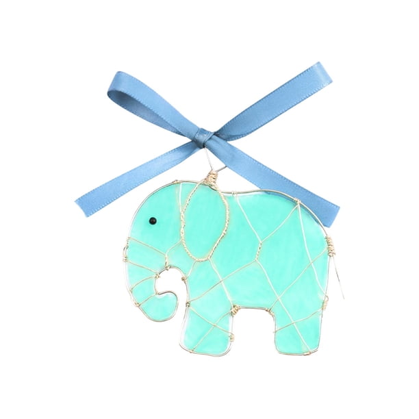 Decoraciones de Fiesta de Cumpleaños Del Espacio Colgante de Vidrio Del Mar 3,15 Pulgadas, Regalos de Casa Azules para el Calentamiento de la Casa, Ornamento de Vacaciones Pensativo para los Amantes D
