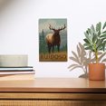 thumbnail image 2 of Ruidoso, New Mexico, Elk Scene Birch Wood Wall Sign (6x9 Rustic Home Decor, Ready to Hang Art), 2 of 5