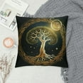 thumbnail image 2 of COMIO  Sun and Moon Tree Throw Pillow Covers Soft Square Cushion Pillowcase for Sofa Couch Home Decor, 2 of 5
