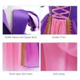 thumbnail image 6 of Rongking Girls Rapunzel Cosplay Dress with Accessories Halloween Dress up 3-10Y, 6 of 7