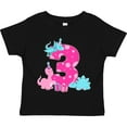 thumbnail image 3 of Inktastic Dinosaur Party-third Birthday Girls Toddler T-Shirt, 3 of 5