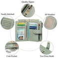 thumbnail image 6 of FALAN MULE Women’s Small Leather Wallet Rfid Blocking Bifold Card Holder with 3 ID Windows, 6 of 6