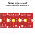 thumbnail image 3 of M.2 NGFF NVME SSD Extension Bracket Transfer 2230 2242 2260 2280 Length Extend Adapter Bracket Card Plate Change Long Size Red, 3 of 5