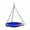 Cobalt Blue, variant on Achla Designs Hand Blown Crackle Glass Hanging Outdoor Birdbath, Tomato Red
