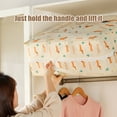 thumbnail image 4 of RKZDSR 110L Large Non-Woven Storage Tote Bags for Clothes & Bedding, Foldable Fabric Storage Organizer with Zipper & Reinforced Handles for Closet, Moving, Dorm & Home Storage, 4 of 7