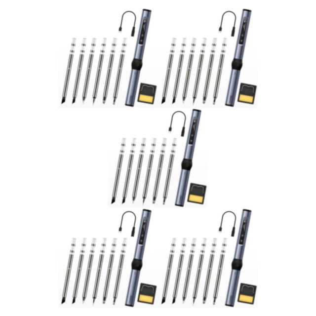Speravity Cabezal de soldador integrado para soldadura segura y confiable soldador eléctrico portátil azul estándar 6 cabezas Type2 NO2