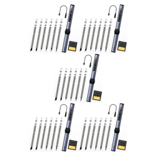Speravity Cabezal de soldador integrado para soldadura segura y confiable soldador eléctrico portátil azul estándar 6 cabezas Type2 NO2