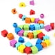 thumbnail image 3 of Wooden Toys Activities Rainbow Ages 3-5 Pre School Threading Beads String Baoblaze juguetes de madera, 3 of 8