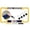 Gold, variant on BestLicensePlateFrames Veteran US Navy Thin Top 4 Hole Metal License Plate Frame with Caps, Black