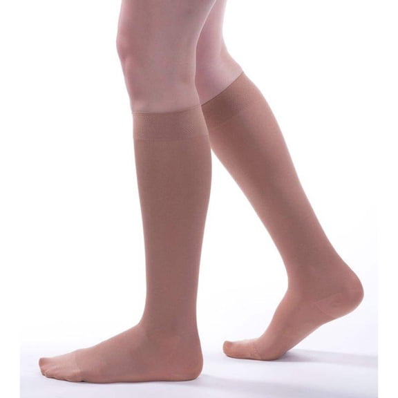 Allegro #252/253 Soft Microfiber 20-30 mmHg Knee High Compression Socks