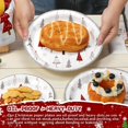 thumbnail image 5 of Waipfaru 200 PCS Christmas Paper Plates and Napkins Christmas Tree Party Supplies White Disposable Dinnerware Set for Xmas, 5 of 8