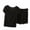 #0021-Black, variant on Womens Pajamas Set Short Sleeve V Neck Contrast Trim Twist Hem Top and Shorts 2 Piece Loungewear Soft Sleepwear Nightwear
