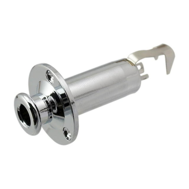 Enchufe de enchufe de pin de correa de pin final de entrada de salida de 6,35 mm para bajo de guitarra dorado pta Sunnimix Enchufe de entrada de salida de guitarra baja