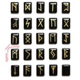 thumbnail image 3 of YIEMEEN Lettering Rune Stone Solid Color Set for Divination Fortune-telling Wicca, 3 of 20