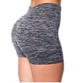 thumbnail image 1 of Gibobby Shorts Gym Mujer Leggings elásticos de cintura alta para mujer, ajustados, deportivos, casuales, pantalones cortos de yoga(Gris, XXXXL), 1 of 5