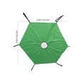 thumbnail image 2 of TABLZONE Cloth Trampoline Shade Canopy with UV Protection Universal Fit Lightweight Durable Design for Swing Size 2.5m, 2 of 8