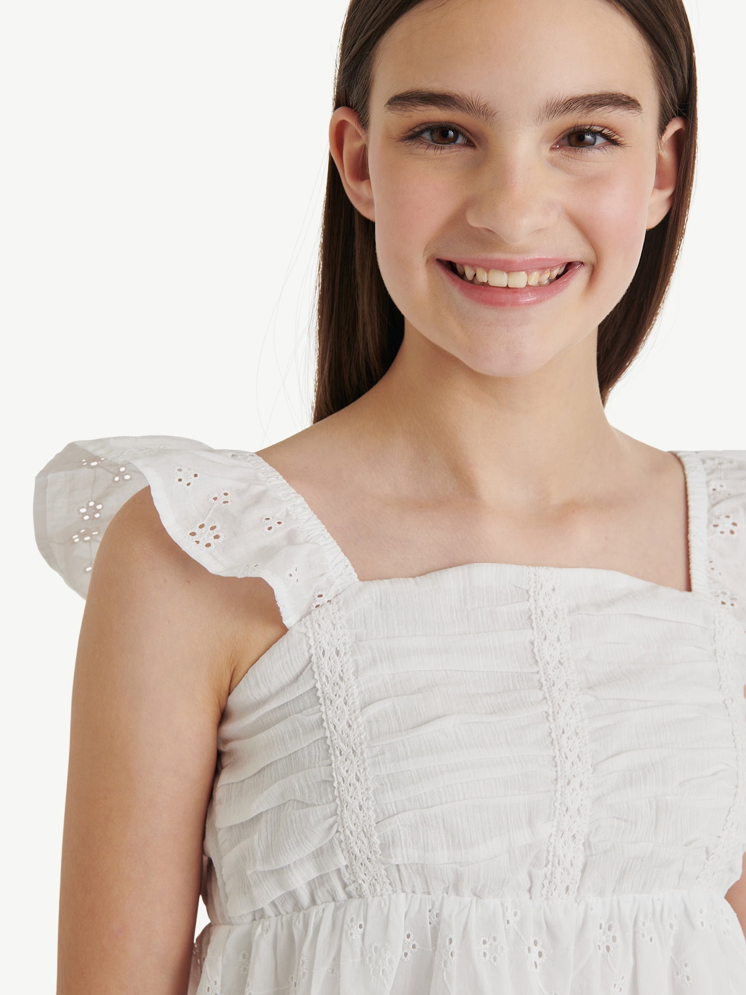 Justice Girls Babydoll Top, Sizes XS - XLP