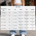 thumbnail image 3 of Frostluinai Baggy Jeans for Women Girls 4-15 Years Boyfriend Jeans Rhinestone Pants High Waisted Straight Leg Denim Pants Casual Streetwear with Pocket, 3 of 7