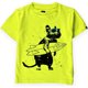 thumbnail image 1 of Camiseta gráfica Quiksilver Chimpunk para niños, verde, 7X, 1 of 1