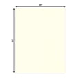 thumbnail image 2 of Cream Linen 17x22 Uncut Art Mat Board - No Opening - 25 Mats, 2 of 7