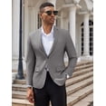 thumbnail image 2 of COOFANDY Mens Casual Blazer Slim Fit Formal Business Suit Jacket Two Button Lightweight, 2 of 5
