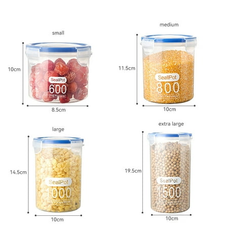 

Goldencivetcat 1pc Grain Storage Tank Plastic Grain Storage Box Airtight Tank