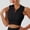 Black, variant on yillto Womens Crop Tank Collared V Neck Golf Tops Tennis Athletic Sports Workout Tshirts for Women