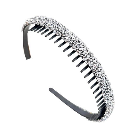 Giaone Stylish Rhinestones Headband Teeth Comb Hairhoop Fashion Women Hair Accessories