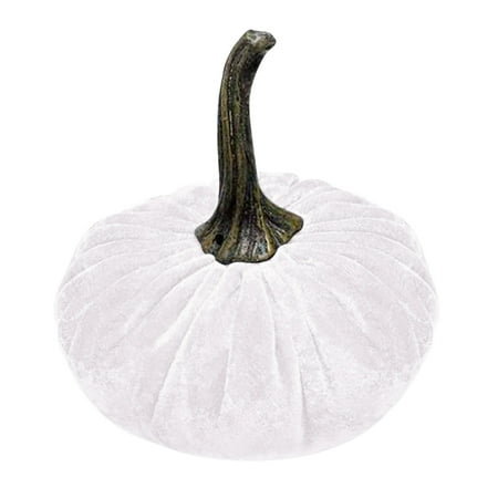 

Flash Deals Handmade Velvet Pumpkins Decor Super Soft Stuffed Pumpkin with Exquisite Thanksgiving Decorations Deals of The Day Clearance