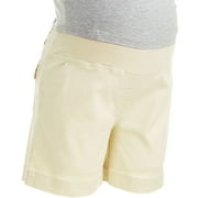 Maternity Demi-Panel Twill Short