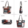 thumbnail image 4 of Set de bolso y bolso 2E-Youth Designer para mujer (verde), 4 of 6