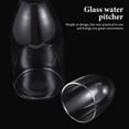 thumbnail image 2 of Raindrops Nightstand Carafe Clear Bedside Water Carafe Glass 1 Set, 2 of 6
