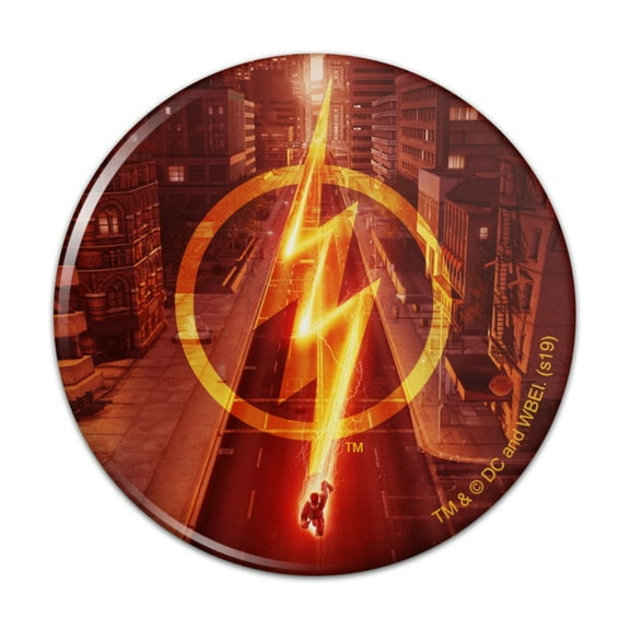 The Flash TV Series Lightning Streak Kitchen Refrigerator Locker Button Magnet