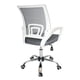 thumbnail image 5 of I SEATING Silla Oficina reclinable Ajustable Silla ergonómica Silla ejecutiva para Escritorio Black Jack Blanca y Gris, 5 of 7